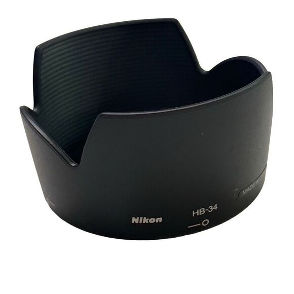 Nice Clean Nikon HB-34 Bayonet Lens Hood For 55-200mm Nikkor DX Lenses - Picture 1 of 7